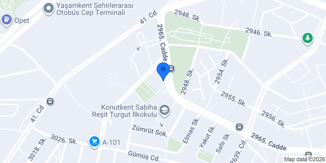 Çatı Açık Büfe - Konutkent konumu