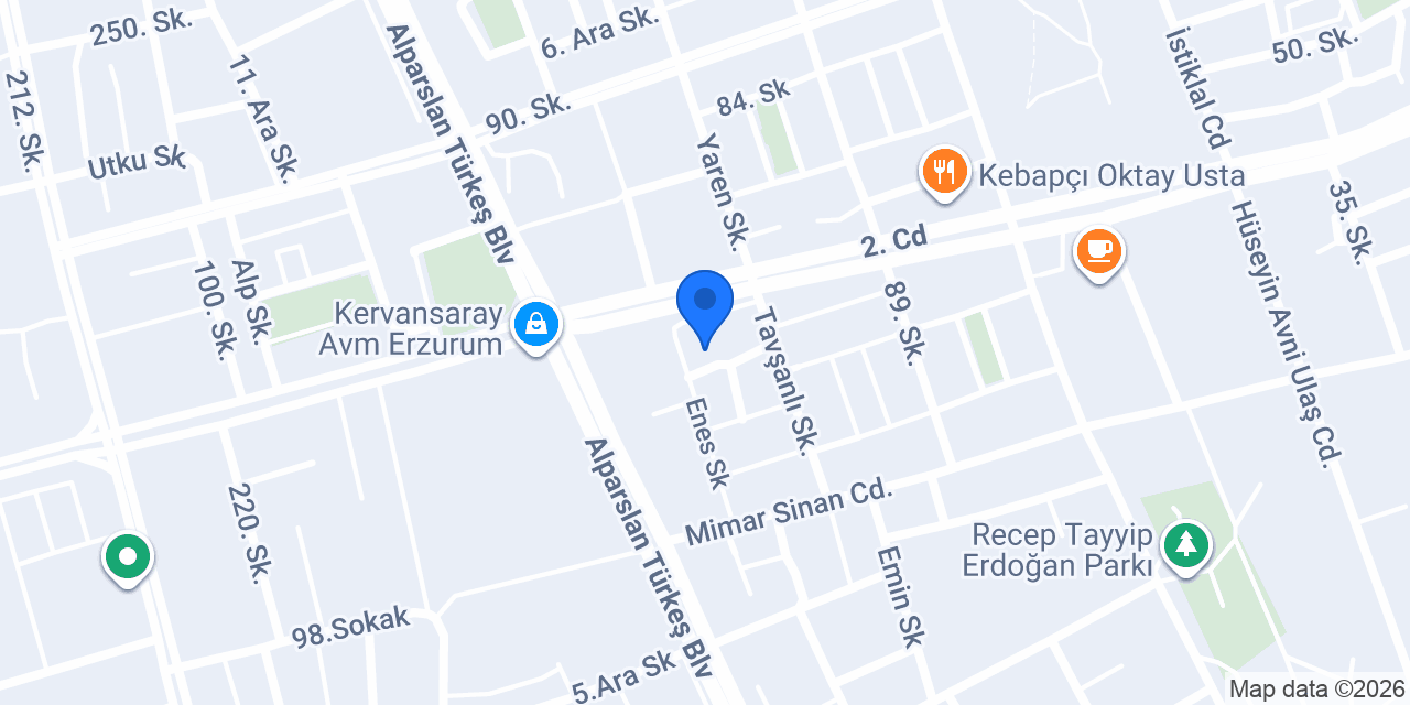 ERZURUM ÖZEL ILGI KOLEJI konumu