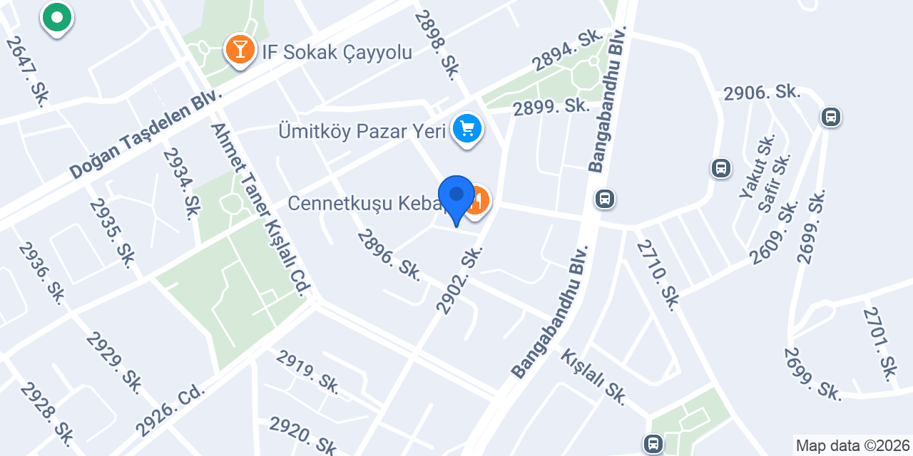 Pasaport Pizza Çayyolu konumu