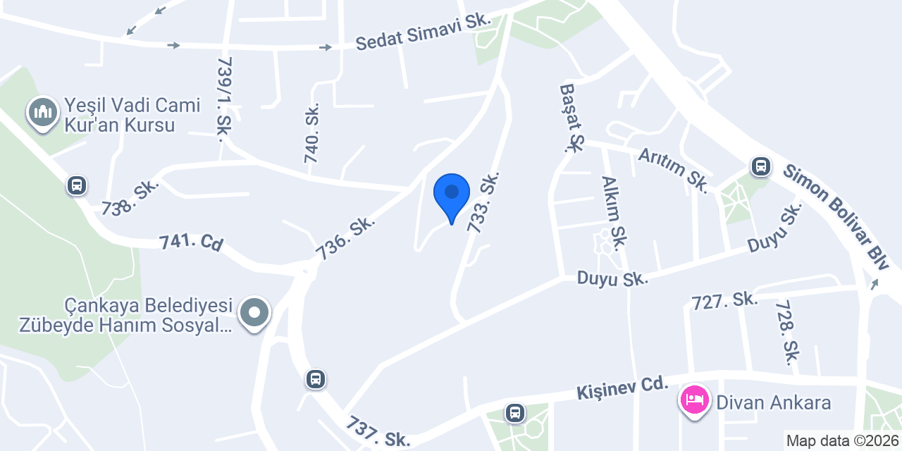 ÇANKAYA AHŞAP MOBİLYA konumu