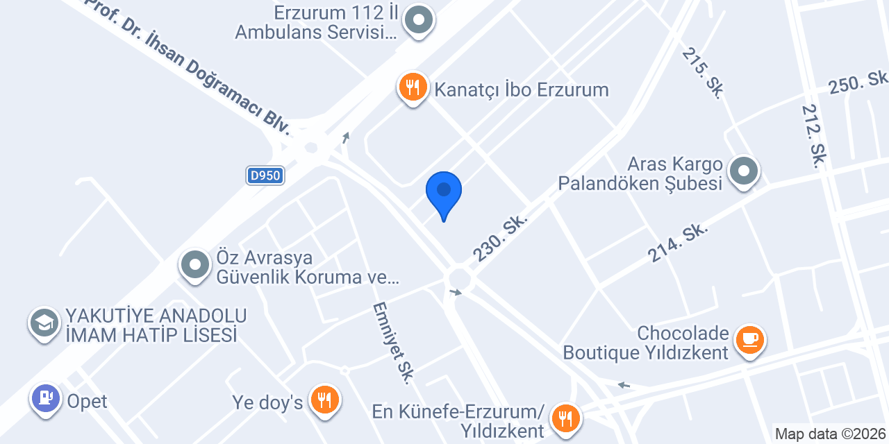 Lüks Pastaneleri Yıldızkent konumu