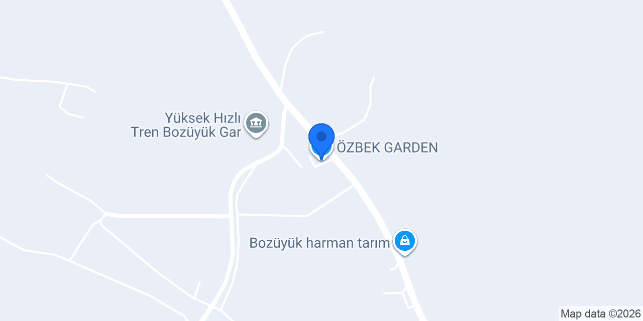 ÖZBEK GARDEN konumu