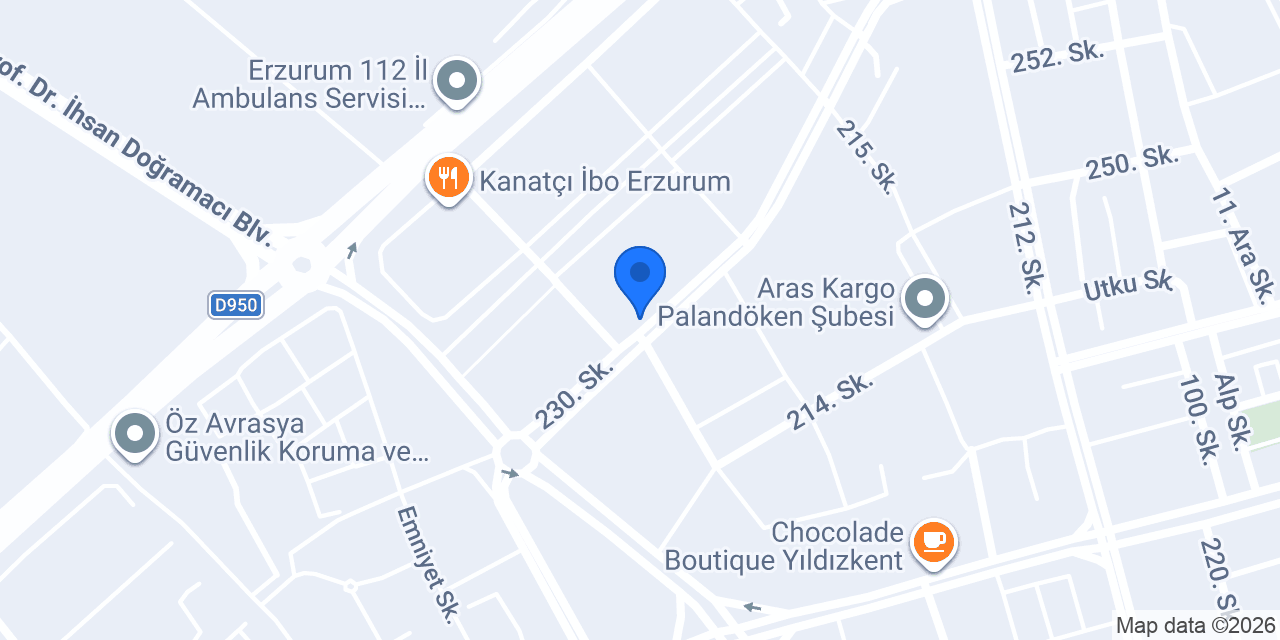 Oses Çiğ Köfte konumu