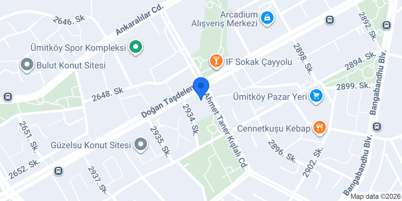 Ptt-çayyolu Şubesi konumu