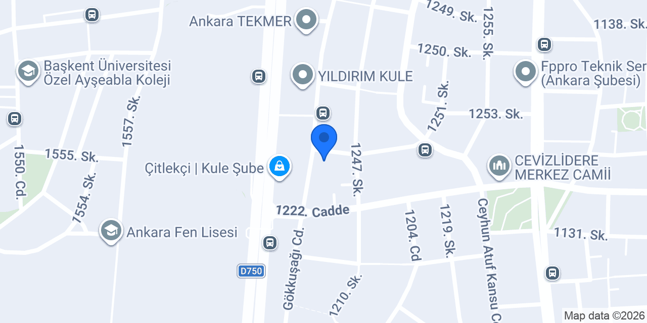 BAKAROĞULLARI OTO LASTİK konumu