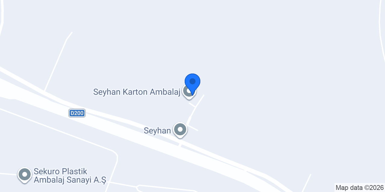 Seyhan Karton Ambalaj konumu
