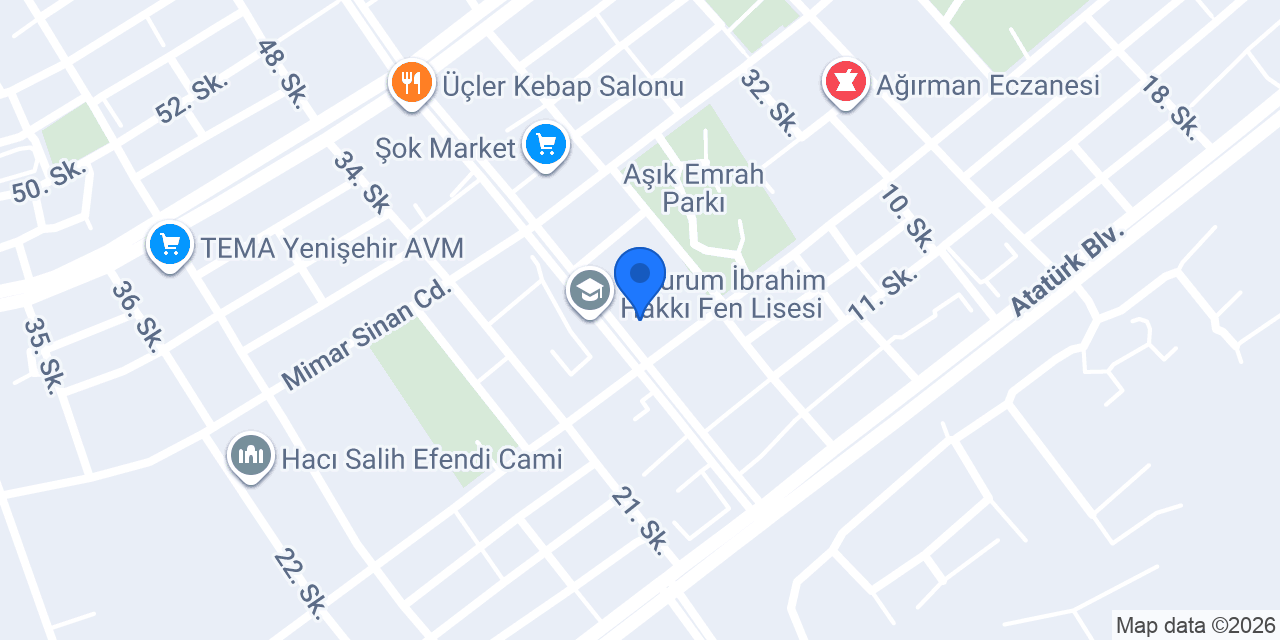 MODARK İnşaat Malzemeleri konumu