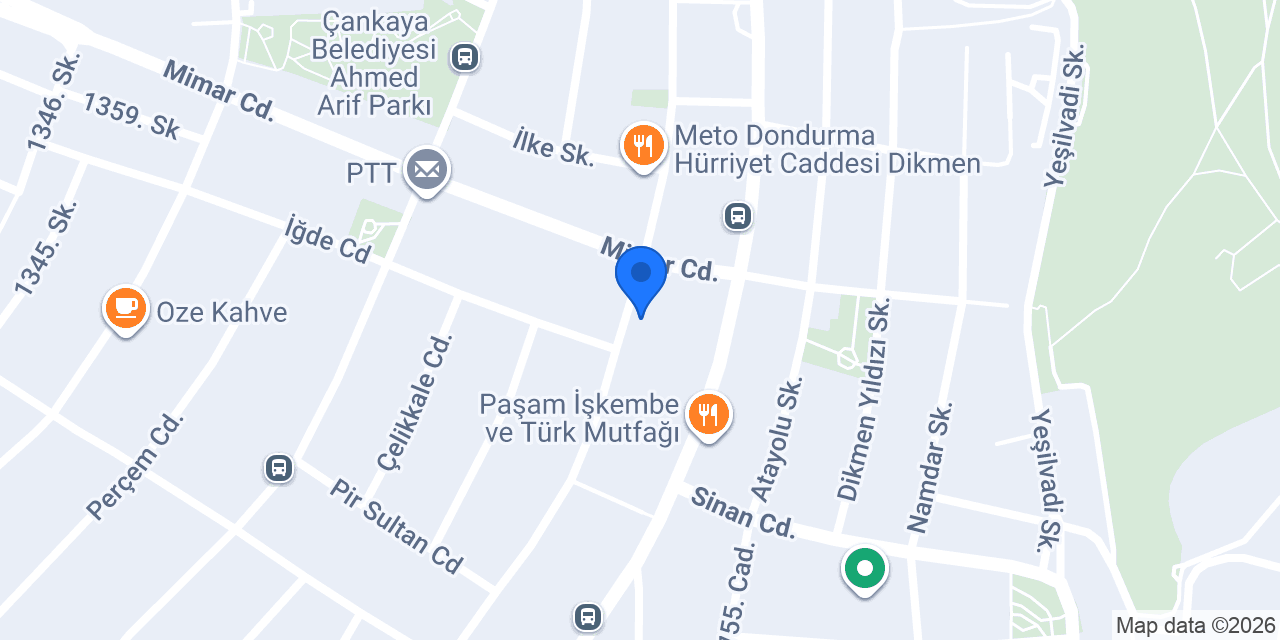 Misbaşak - Hürriyet Caddesi konumu