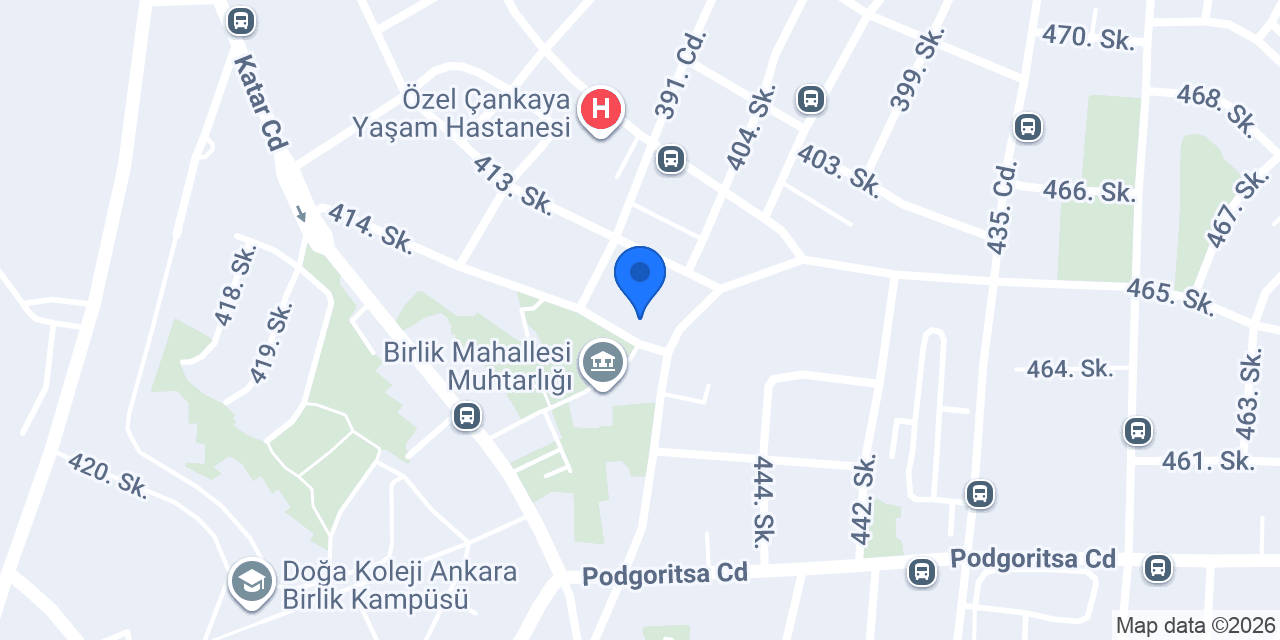 MEBER İNDESİGN Mimarlık konumu