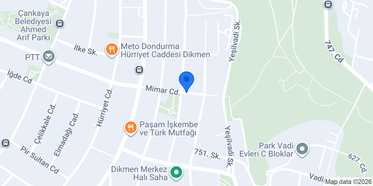 Dikmen Rent A Car konumu