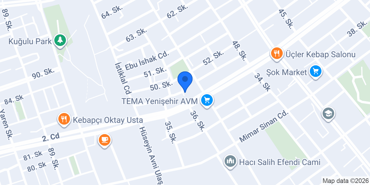 İzzet Erkek Kuaförü konumu