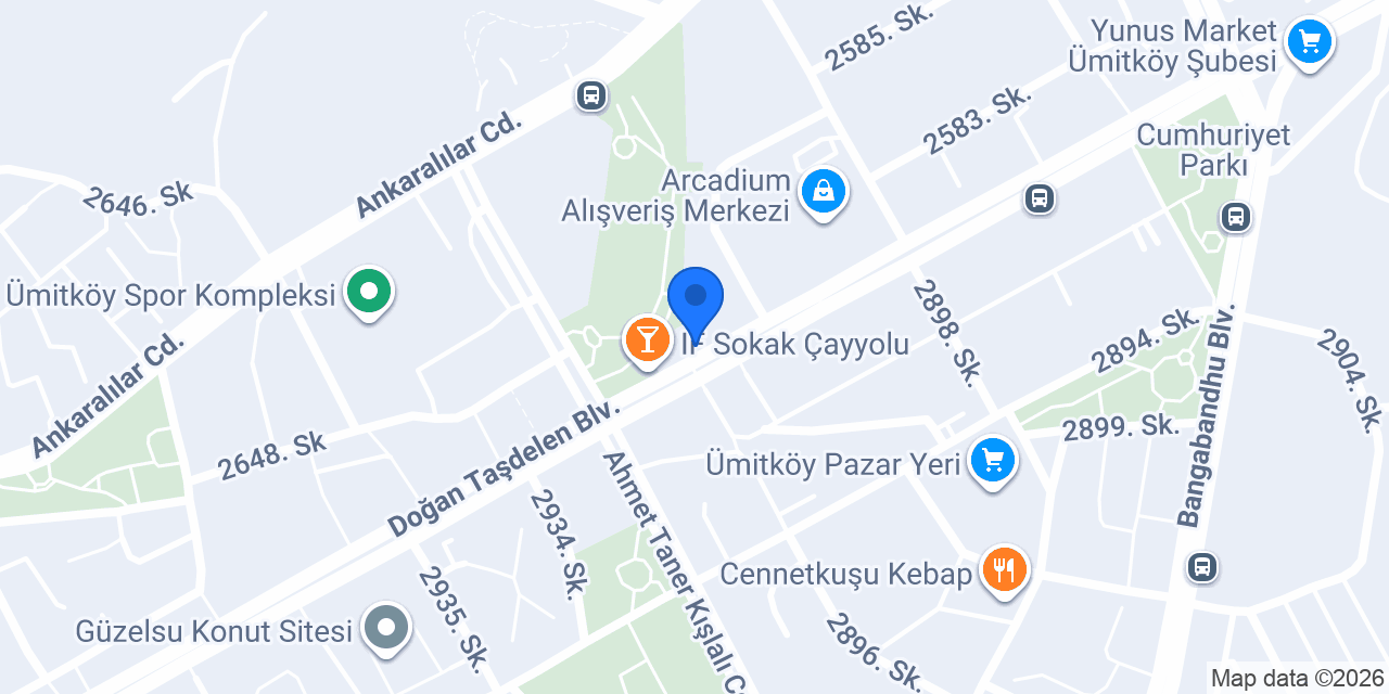 Meşhur Dürüm Aspava - Çayyolu konumu