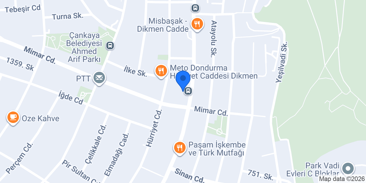 Eczane Dikmen Ömür konumu