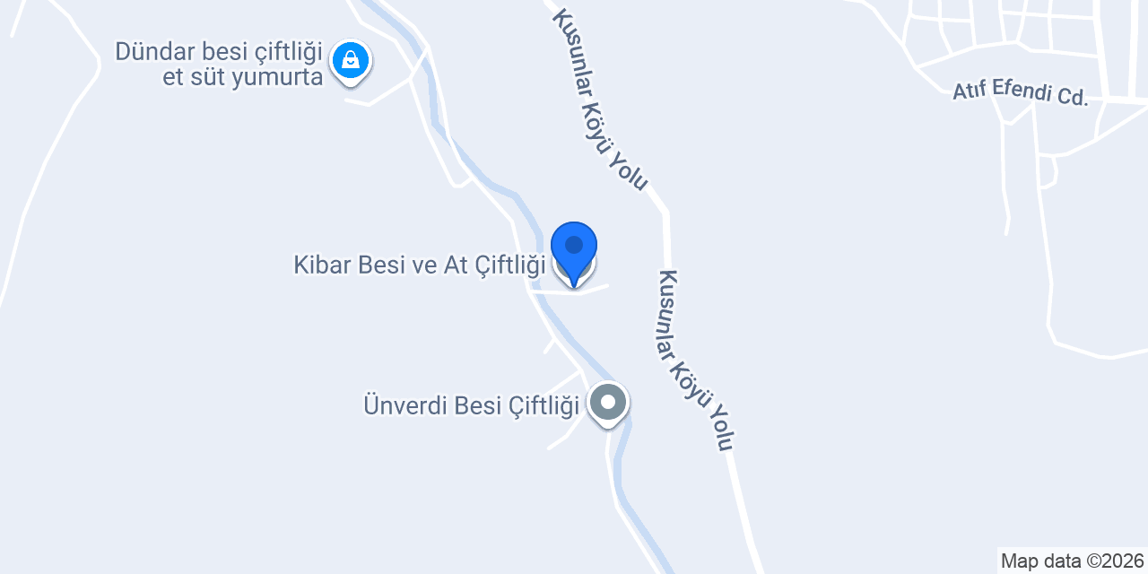 Kibar Besi ve At Çiftliği konumu