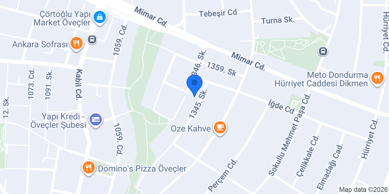 Fzt. Betül Sarıtosun konumu