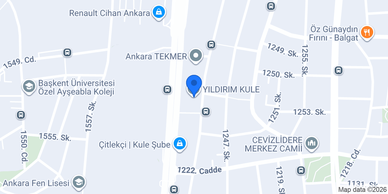 YILDIRIM KULE konumu