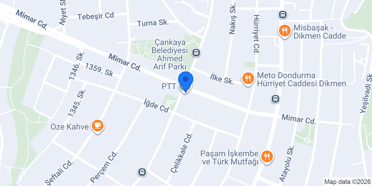 PTT konumu