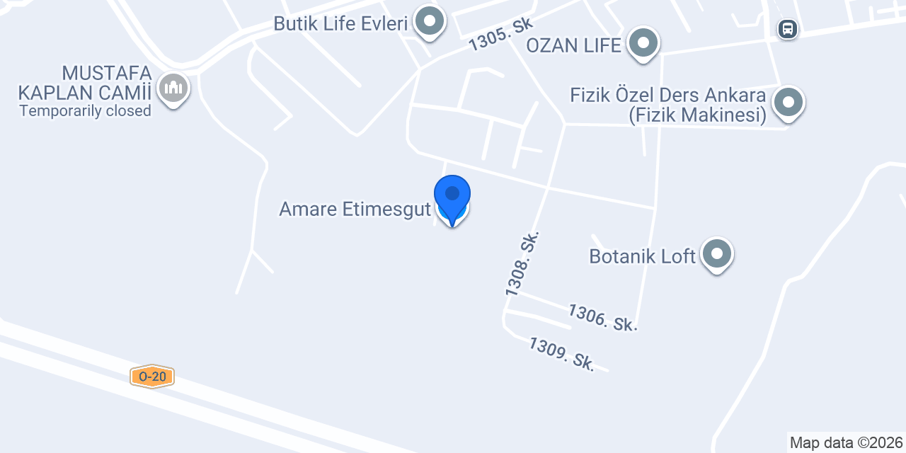 Amare Etimesgut konumu