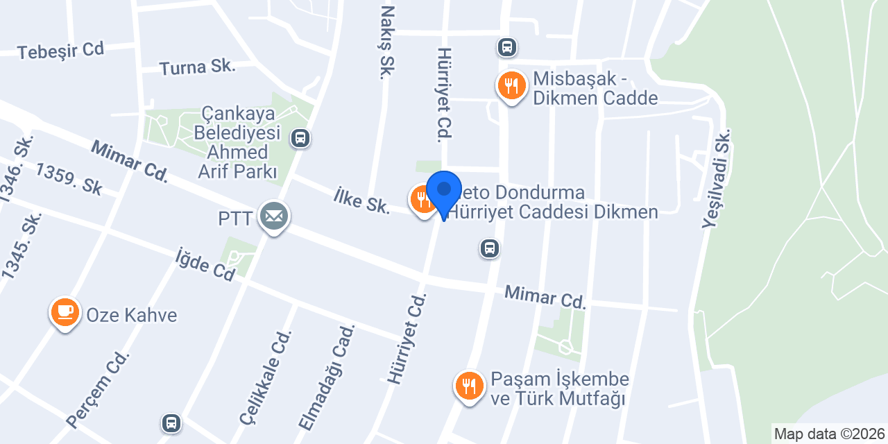 Çakır Tesisat konumu