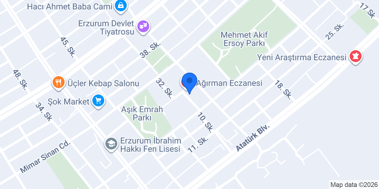 Erdoğan Eczanesi konumu