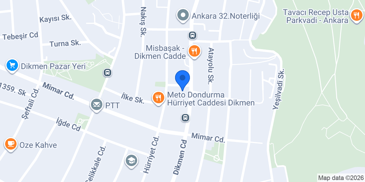 Dostlar Kuaför konumu