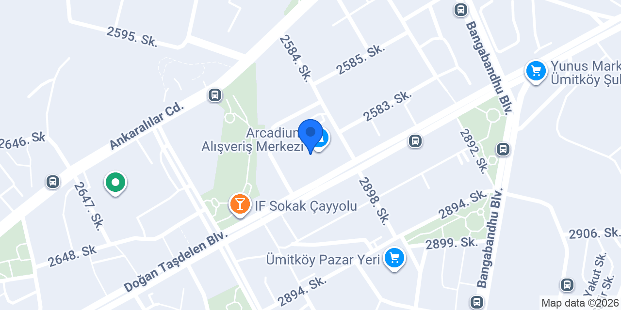 Şiş House Arcadium konumu