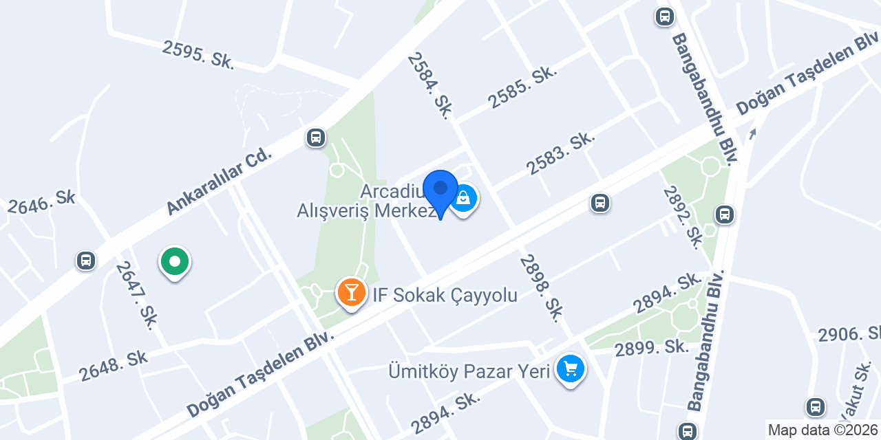 ARCKIDS Eğlence Merkezi konumu