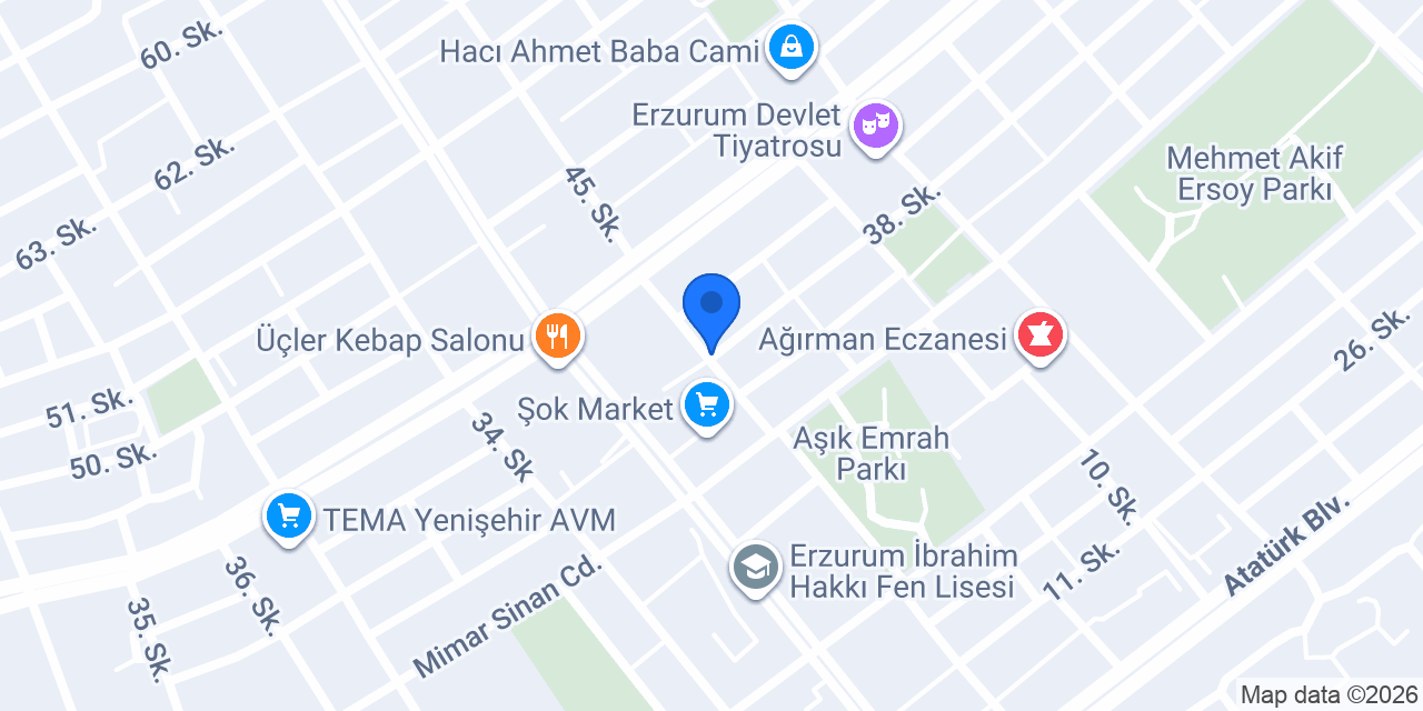 Mumcu Eczanesi konumu