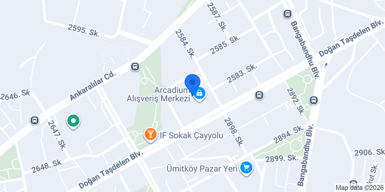 CARWAX ARCADİUM konumu