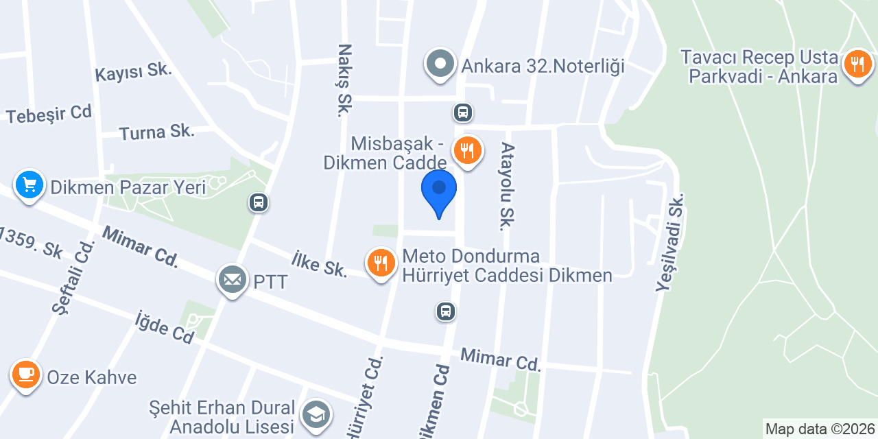 Dikmen Kuyumculuk konumu