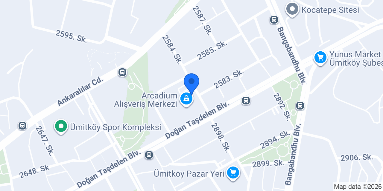 Kıtır Arcadium konumu
