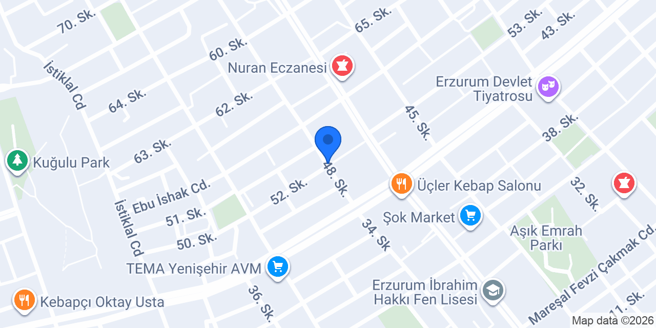Şölen Pasta konumu