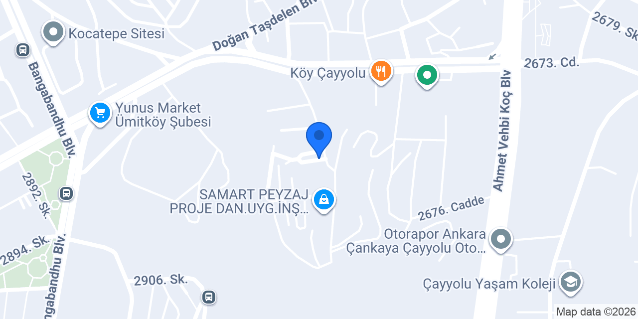 Onur Üretim Yapı Peyzaj konumu