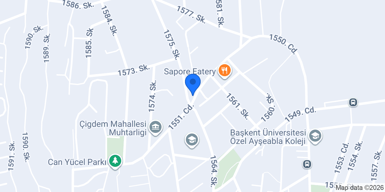 Balgat Çiğdem Çiçekçilik konumu