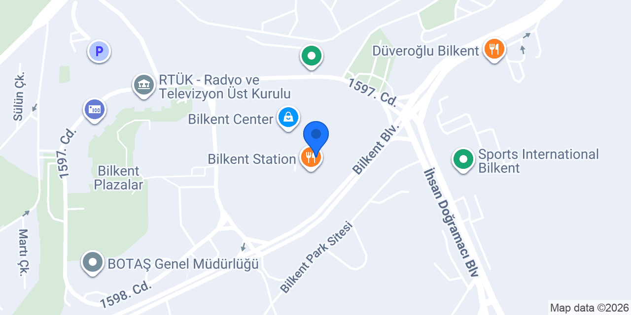 Bilkent Niyokki Makarna konumu
