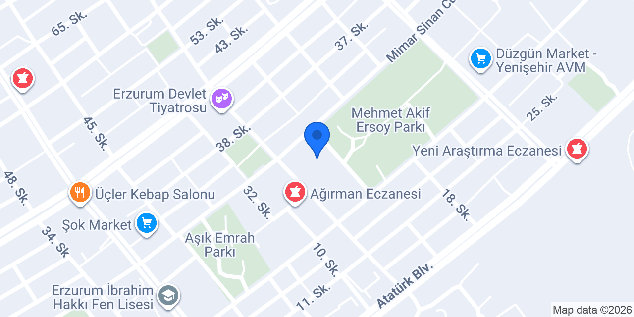Yahya Kemal Ortaokulu konumu