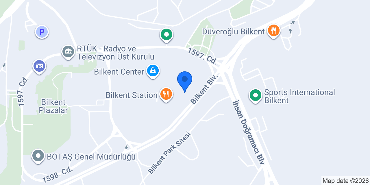 Bilkent Cinevizyon konumu