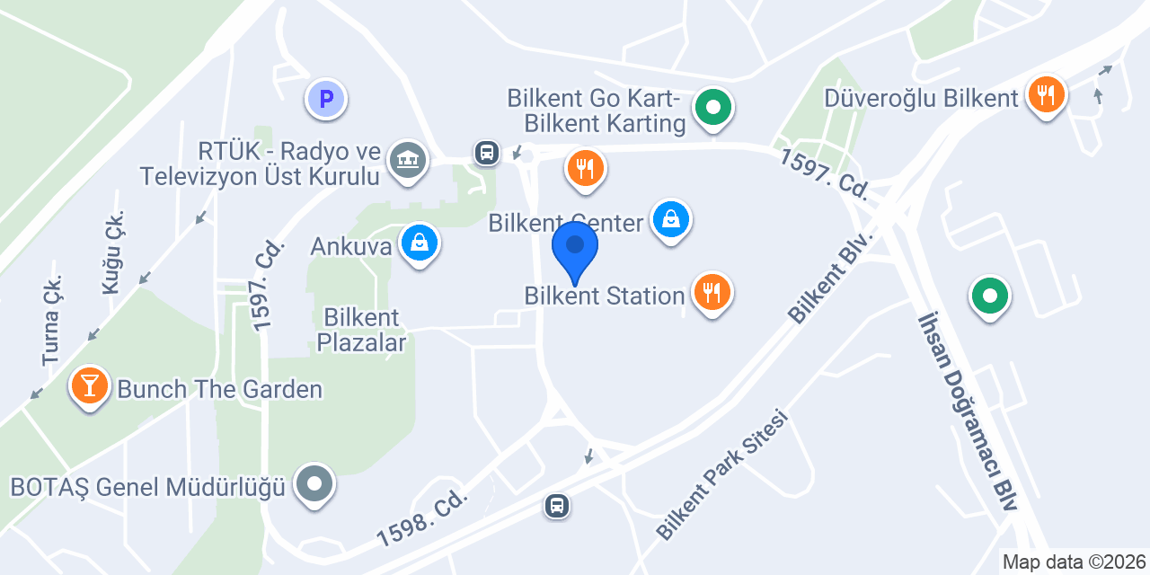 BİLKENT MADO konumu