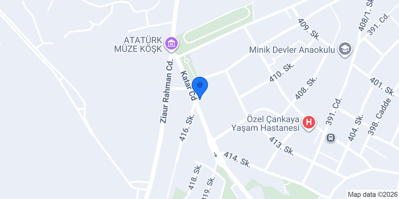 Dia Kuaför Çankaya konumu