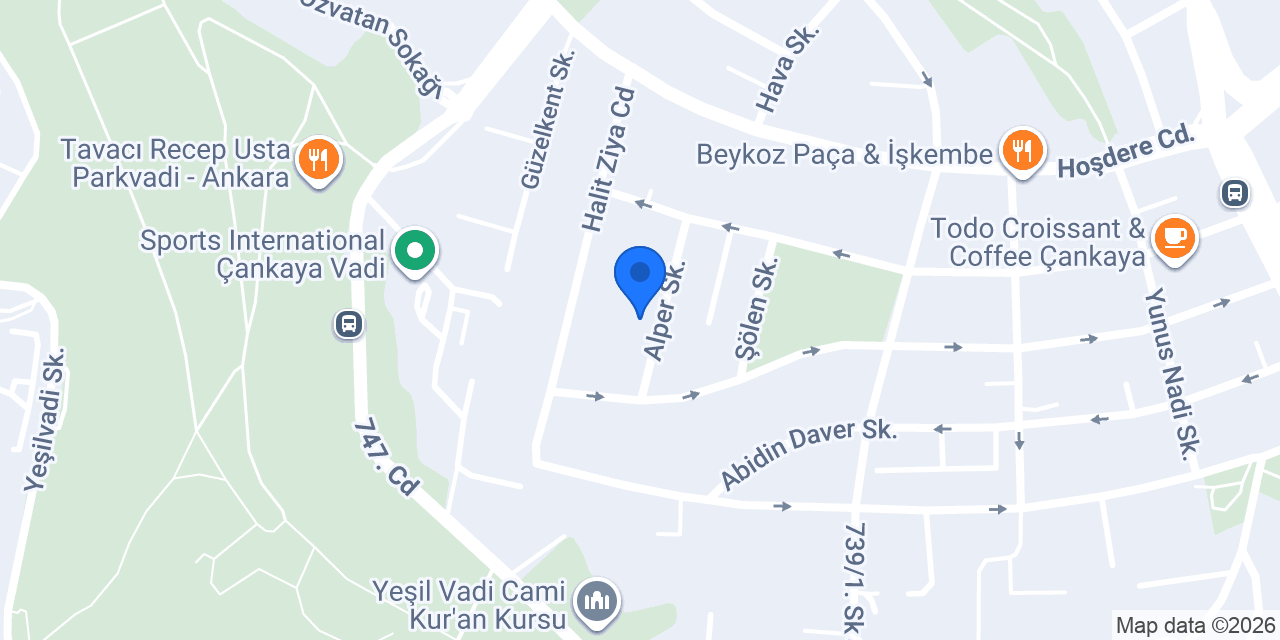 İki Çizgi Mimarlık konumu