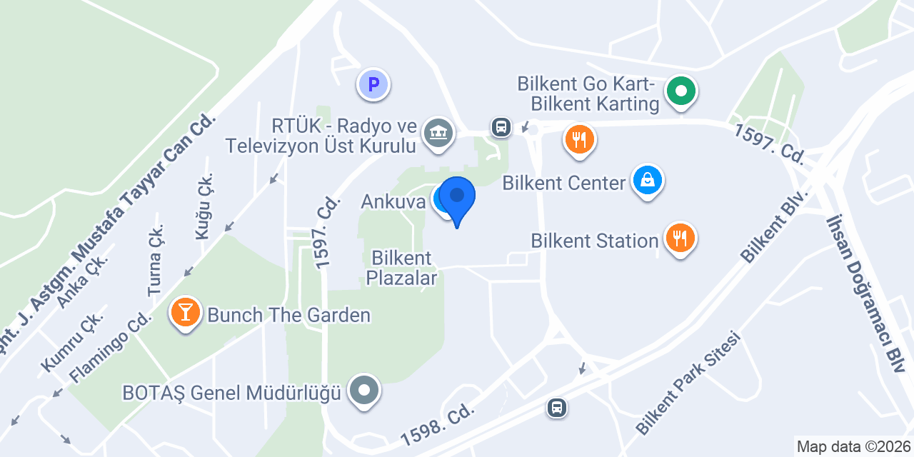 Halkbank Bilkent Şubesi konumu