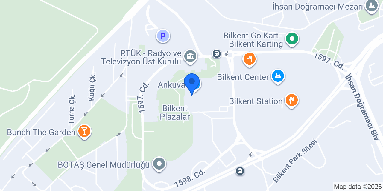 Akbank Bilkent/Ankara Şubesi konumu