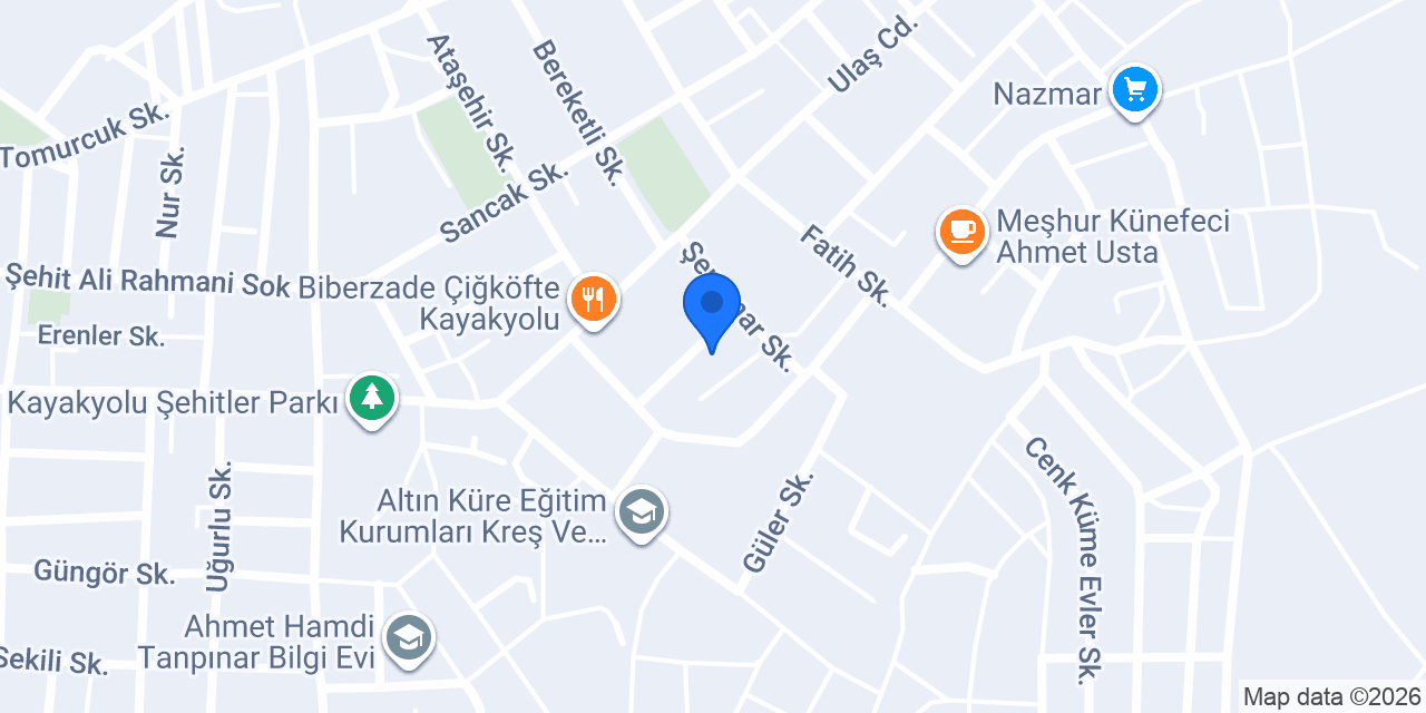 Mavi Mutfak konumu