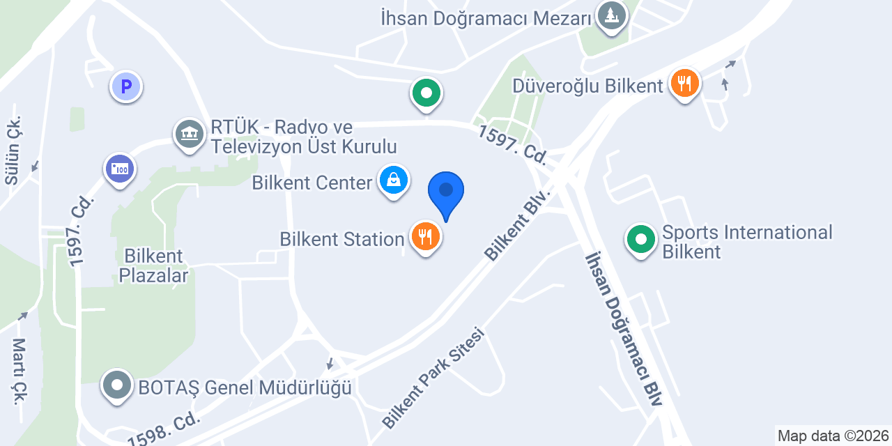 PIZZA SCOTTO BİLKENT konumu