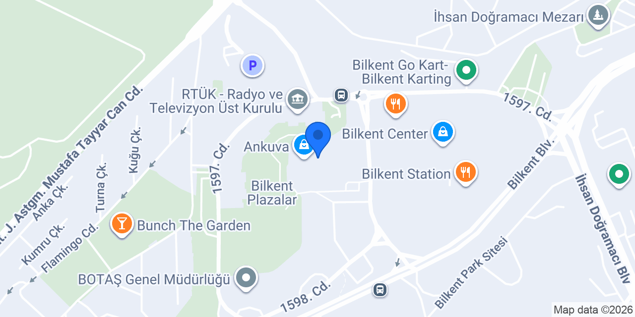 Bilkent Optik konumu