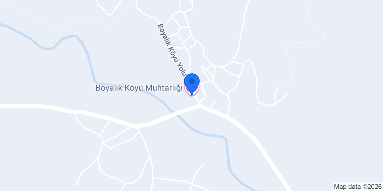 Boyalık Köyü Muhtarlığı konumu