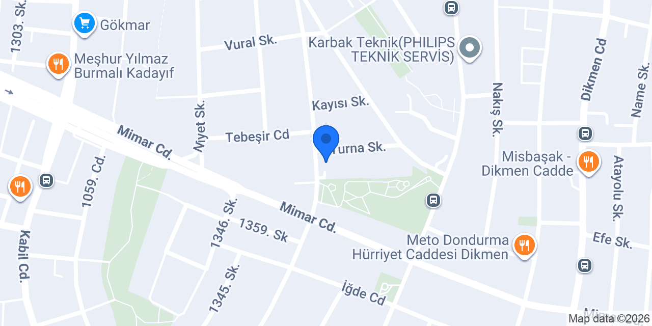 YÖN HALI YIKAMA VE OVERLOK konumu