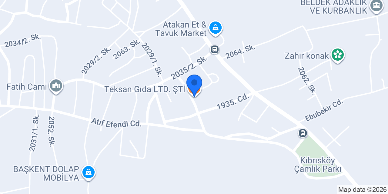 Teksan Gıda LTD. ŞTİ konumu