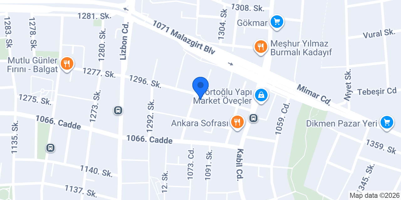 Emine Ergün Çocuk Gelişimi Merkezi konumu