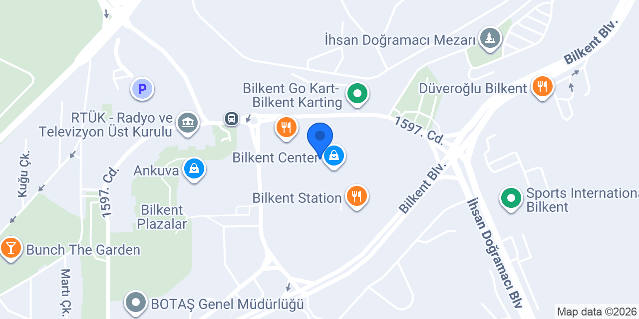 Bilkent Plaza Ptt konumu
